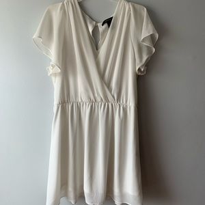 WHITE FOREVER 21 MINI DRESS